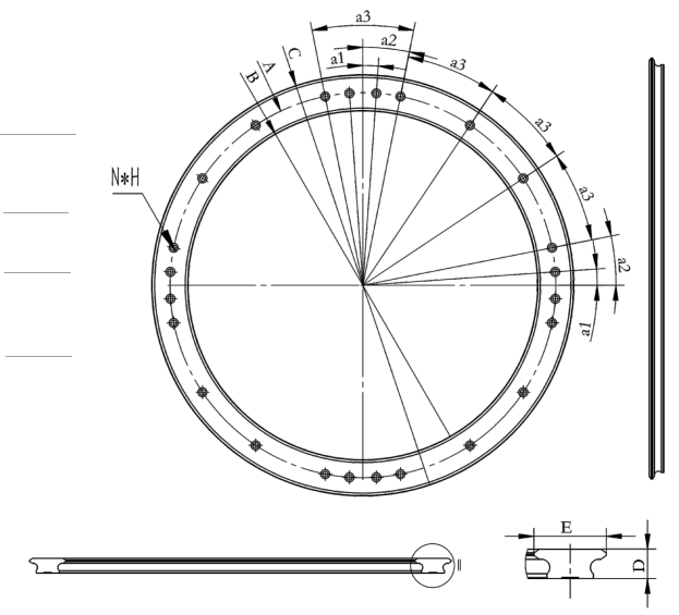 TO44 circular guide rails
